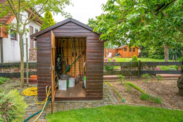 outdoor shed