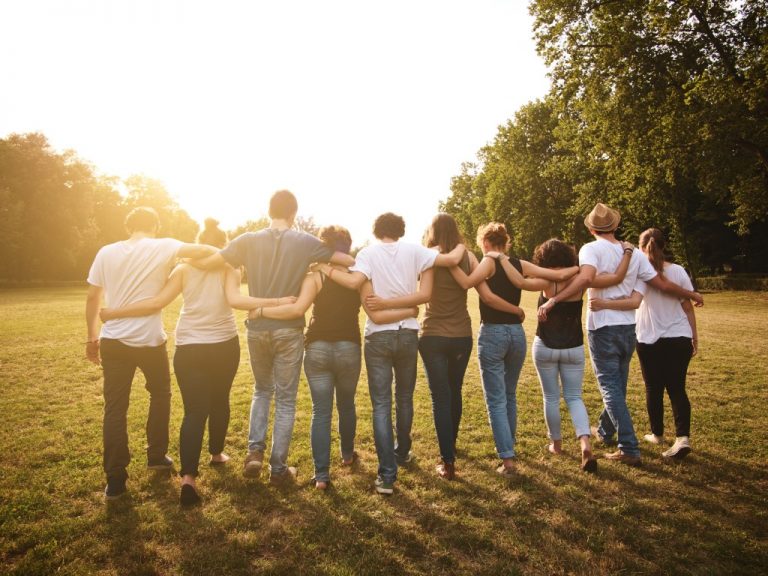 community at the park