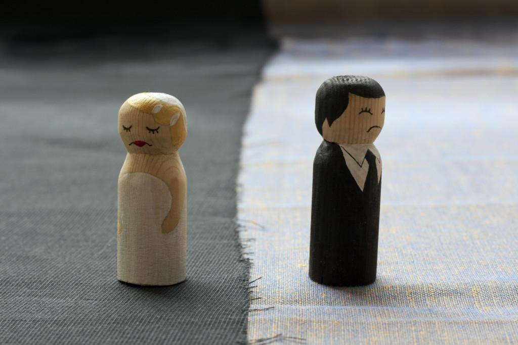 divorce process concept broken relationships